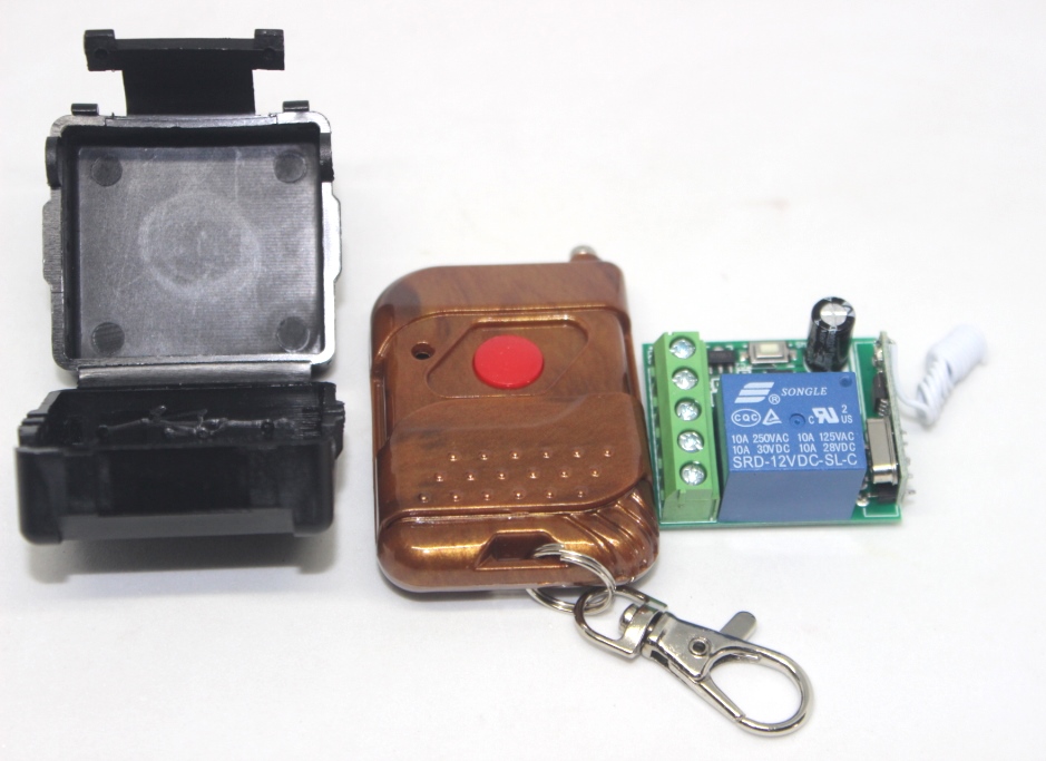 Four way RF wireless remote control with receiver - HUB360
