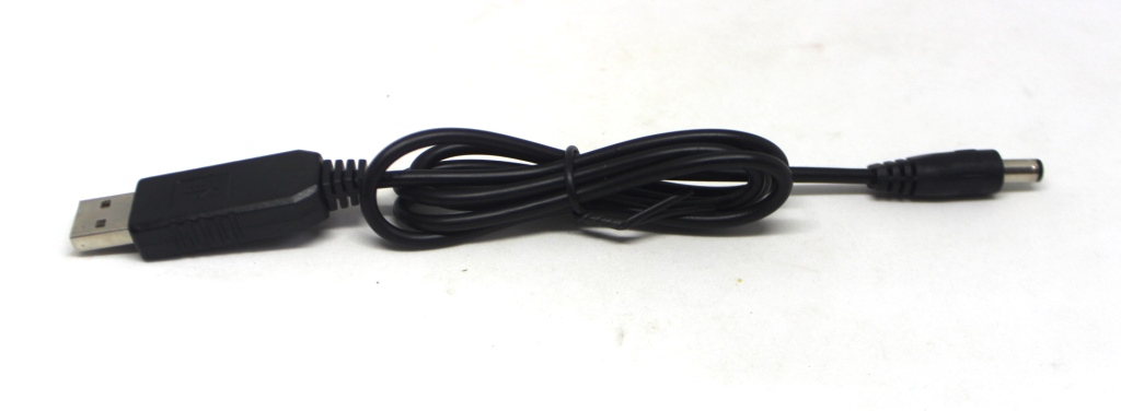 USB 5V to 12V Boost DC Plug 5.5x2.1mm Cable [6063] : Sunrom